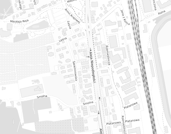 Mapa z adresem organizacji