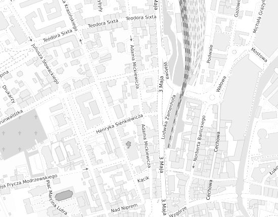 Mapa z adresem organizacji
