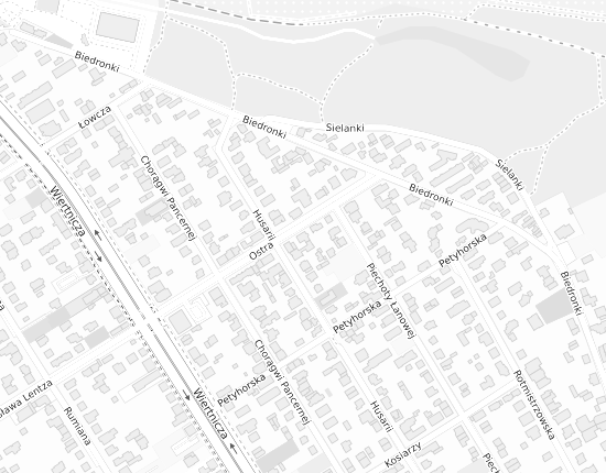 Mapa z adresem organizacji