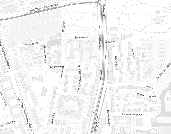 Mapa z adresem organizacji