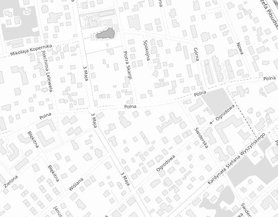 Mapa z adresem organizacji