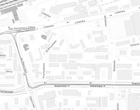 Mapa z adresem organizacji