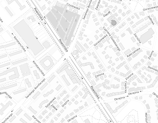 Mapa z adresem organizacji