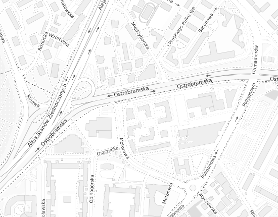 Mapa z adresem organizacji