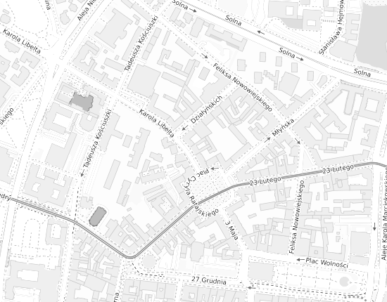 Mapa z adresem organizacji