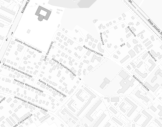 Mapa z adresem organizacji