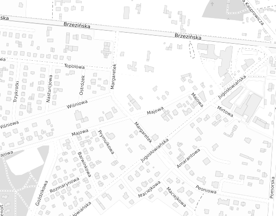 Mapa z adresem organizacji