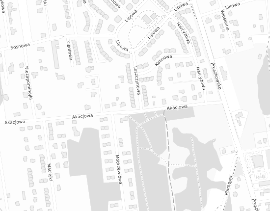 Mapa z adresem organizacji