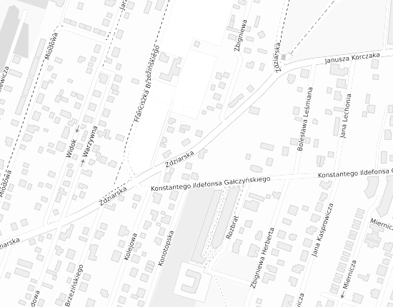 Mapa z adresem organizacji