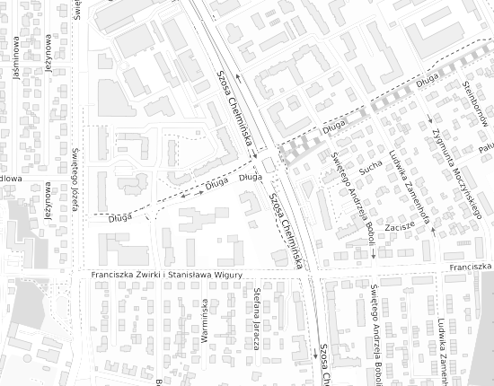 Mapa z adresem organizacji