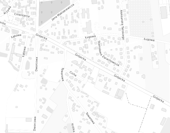 Mapa z adresem organizacji