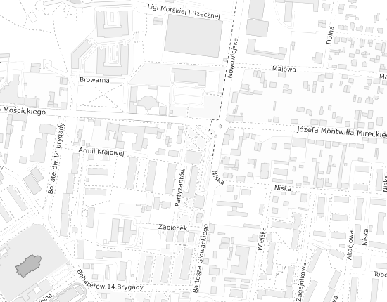 Mapa z adresem organizacji