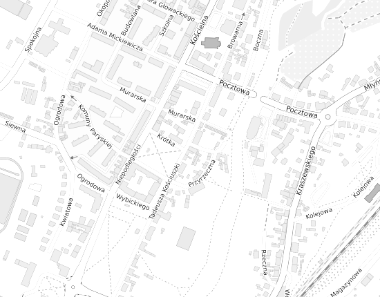 Mapa z adresem organizacji
