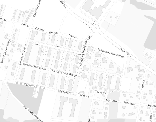 Mapa z adresem organizacji