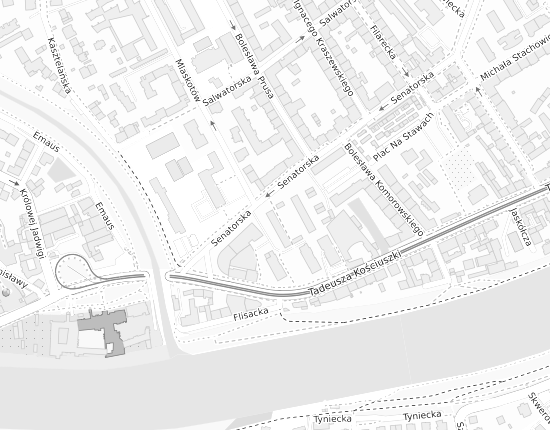 Mapa z adresem organizacji