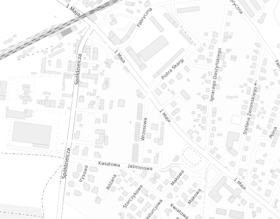 Mapa z adresem organizacji