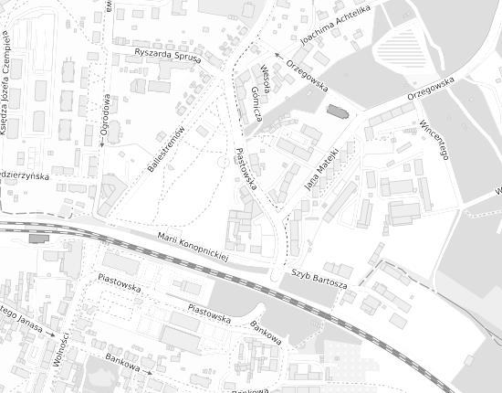 Mapa z adresem organizacji