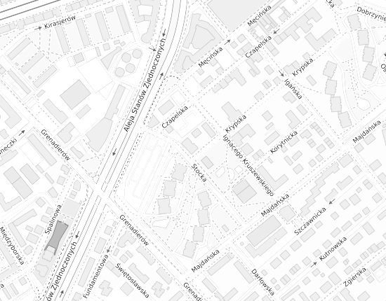 Mapa z adresem organizacji