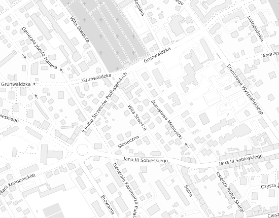 Mapa z adresem organizacji