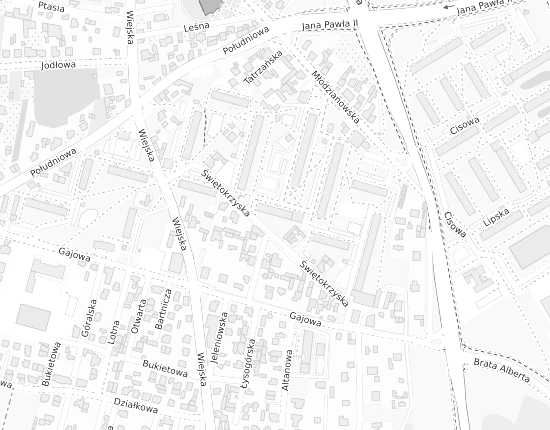 Mapa z adresem organizacji