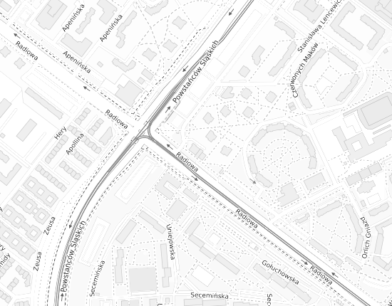 Mapa z adresem organizacji