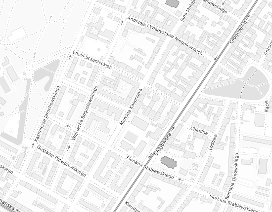 Mapa z adresem organizacji