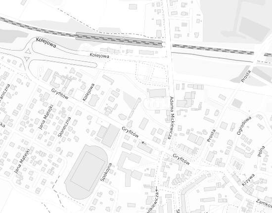 Mapa z adresem organizacji
