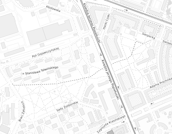 Mapa z adresem organizacji