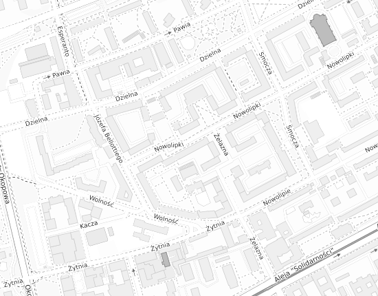 Mapa z adresem organizacji