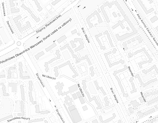 Mapa z adresem organizacji