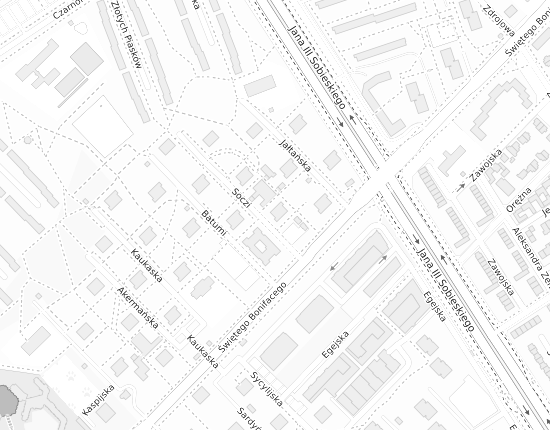 Mapa z adresem organizacji