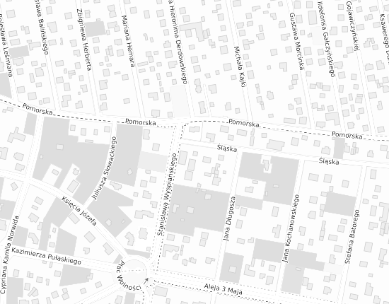 Mapa z adresem organizacji