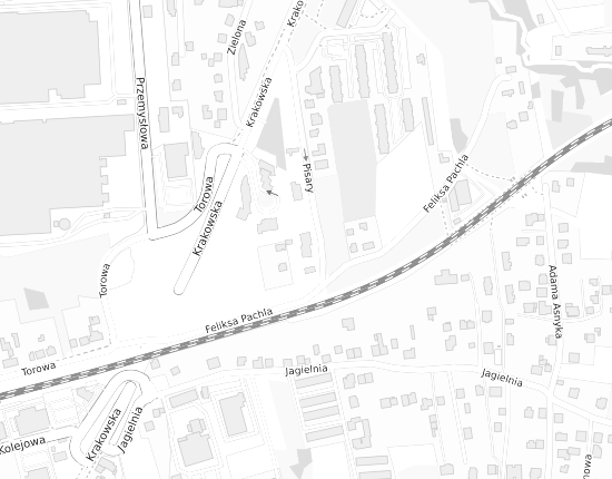 Mapa z adresem organizacji