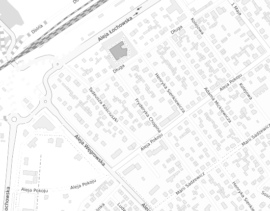 Mapa z adresem organizacji