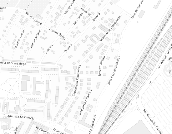 Mapa z adresem organizacji