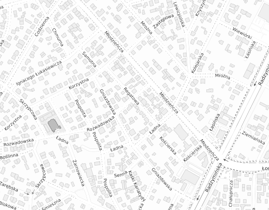 Mapa z adresem organizacji