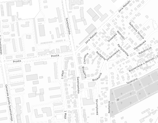 Mapa z adresem organizacji