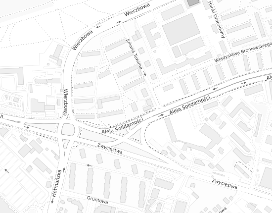 Mapa z adresem organizacji