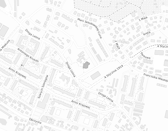 Mapa z adresem organizacji