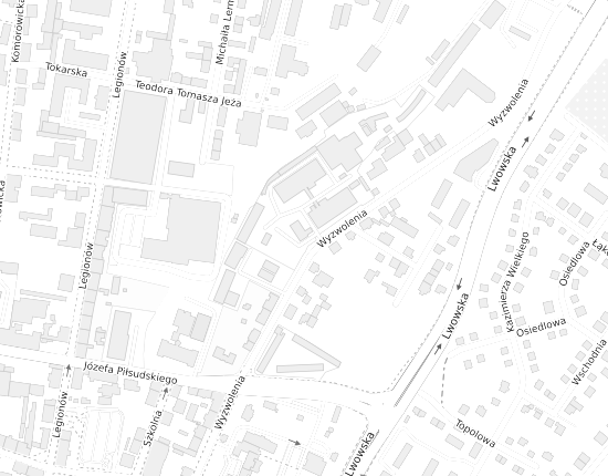 Mapa z adresem organizacji