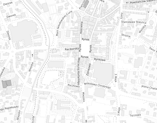 Mapa z adresem organizacji
