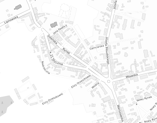 Mapa z adresem organizacji