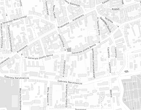 Mapa z adresem organizacji