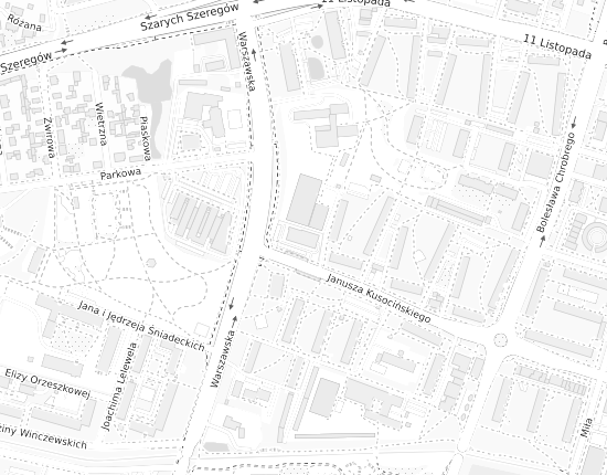 Mapa z adresem organizacji