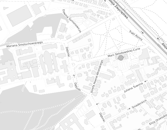 Mapa z adresem organizacji