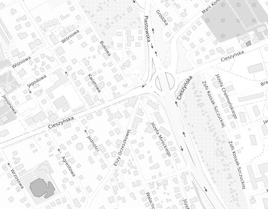 Mapa z adresem organizacji