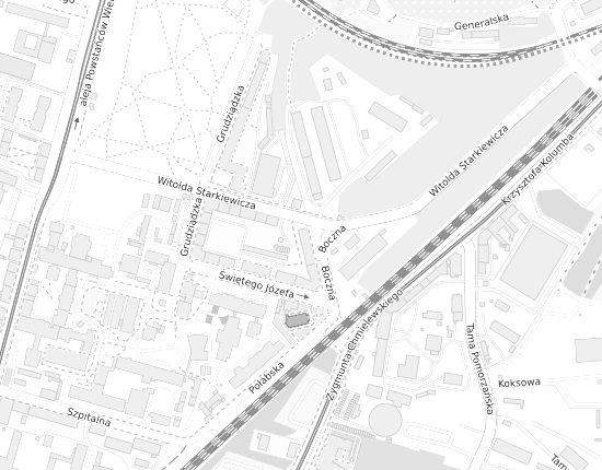 Mapa z adresem organizacji
