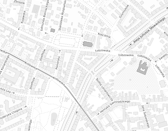 Mapa z adresem organizacji