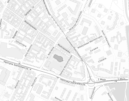 Mapa z adresem organizacji