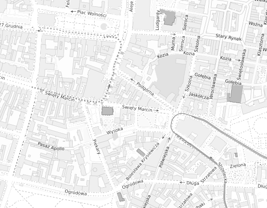 Mapa z adresem organizacji